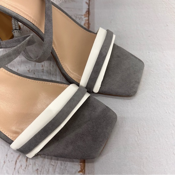 NWOB The Drop Women's Avery Square Toe Two Strap High Heeled Sandal SIZE 9.5 - Picture 6 of 17